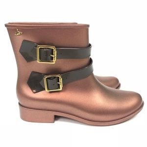 MELISSA/VIVIENNE WESTWOOD
 Designer Rain Boots-NEW